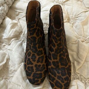 Gentle Souls “fur” cheetah spot bootie